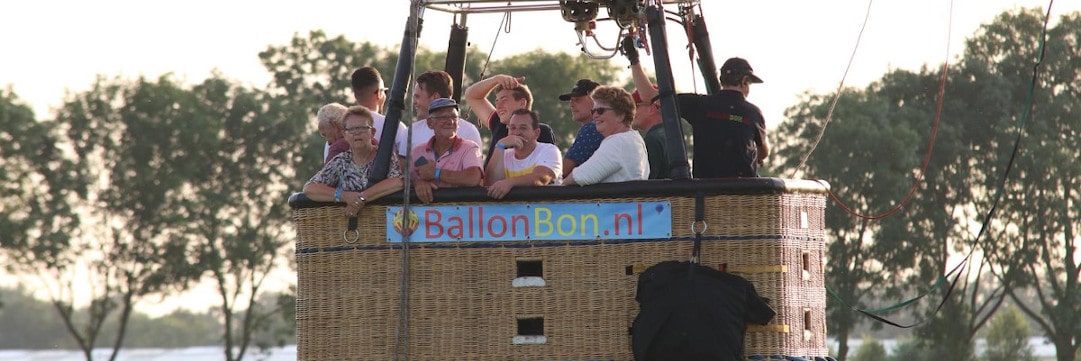 luchtballonvaart 10 passagiers Eindhoven